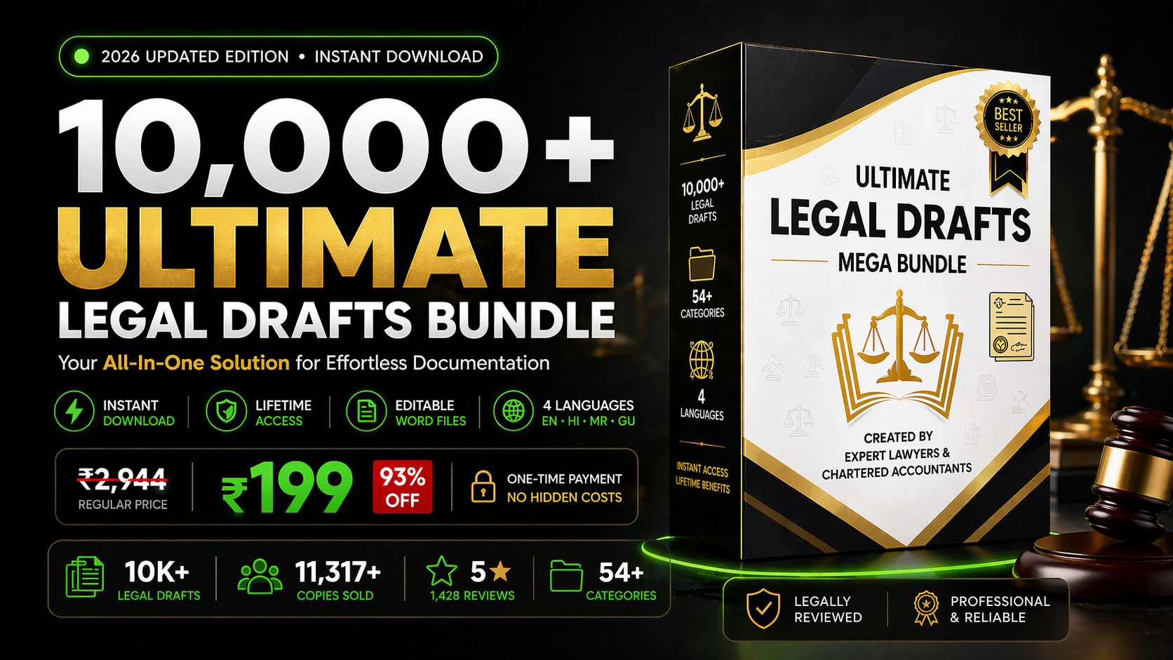 Ultimate Legal Drafts Mega Bundle — 10,000+ Documents